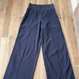 Athleta Nolita Wide Leg Pant, 4, Navy